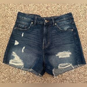 Distressed Denim Women's Shorts